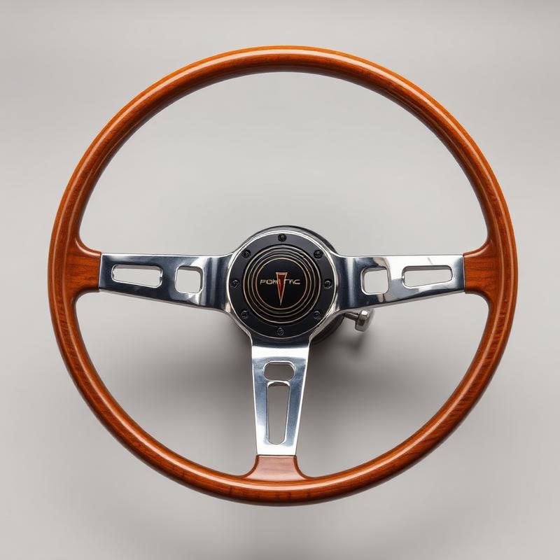 Pontiac GTO Wood-Grain Steering Wheel