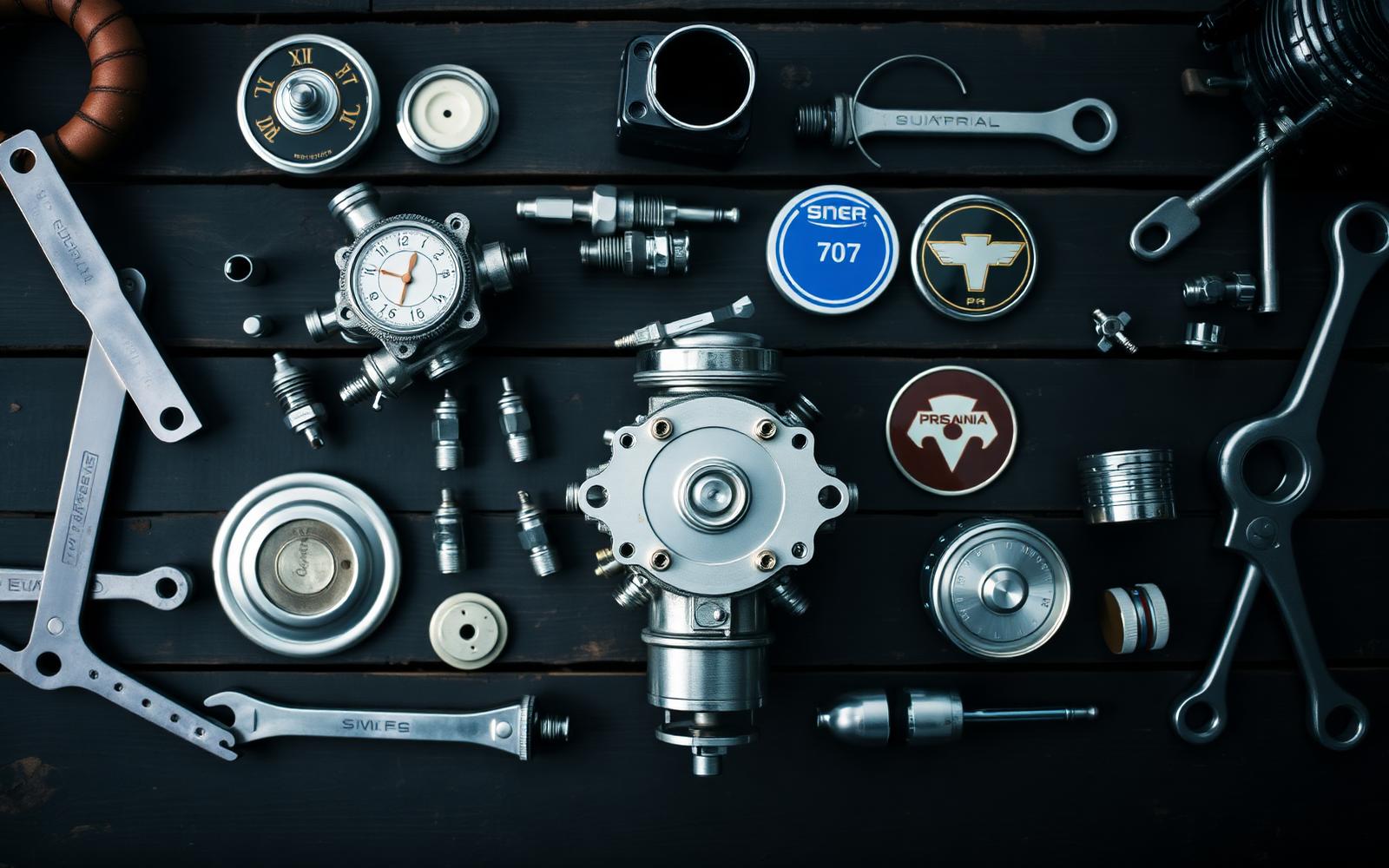 Vintage car parts